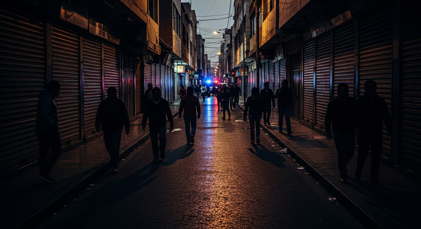 Operativo policial en el emporio comercial de Gamarra, Lima